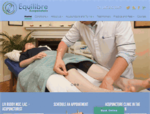 Tablet Screenshot of equilibreacupuncture.ie